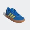 Sneaker ADIDAS SPORTSWEAR "VL COURT 3.0 KIDS", Gr. 36, blau (bright royal, pure sulfur, gum10), Leder, Synthetik, sportlich, Schuhe, inspiriert vom Design des adidas samba