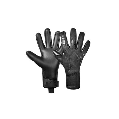 Torwarthandschuhe REUSCH "Fastgrip Duo", Damen, Gr. 7,5, schwarz, 33% Polyester, 3% Polyamid, 59% Elastodien, 5% Polyurethan, unifarben, sportlich, Handschuhe, mit Hybrid Negative Cut Image