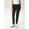 Schlupfhose ANISTON CASUAL, Damen, Gr. 38, N-Gr, schwarz (schwarz, grau), Jersey, Obermaterial: 49% Polyester, 47% Baumwolle, 4% Elasthan, Fischgratmuster, Jacquardmuster, casual, figurumspielend knöchelfrei, Hosen, mit trendigem Fischgrat-Muster -...