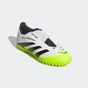 Fußballschuh ADIDAS PERFORMANCE "PREDATOR CLUB HOOK-AND-LOOP KUNSTRASENSCHUHE KIDS", Gr. 38,5, bunt (cloud weiß, core schwarz, lucid lemon), Synthetik, sportlich, Schuhe, geeignet für harte Untergründe Asche und Kunstrasen