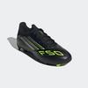 Fußballschuh ADIDAS PERFORMANCE "F50 LEAGUE KIDS FG/MG", Gr. 30, schwarz (core schwarz, iron metallic, lucid lemon), Synthetik, Textil, sportlich, Schuhe, geeignet für Rasen- und Kunstrasenplätze