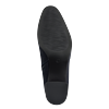 Stiefelette MARCO TOZZI, Damen, Gr. 38, blau (dunkelblau), Textil, Veloursleder, klassisch, Schuhe, Blockabsatz, Businessschuh, Ankleboots mit Ziernähen