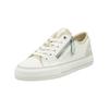 Sneaker MUSTANG SHOES "Mustang Shoes Sneaker Lederimitat/Textil", Damen, Gr. 40, weiß (weiß, beige), Lederimitat, Textil, casual, Schuhe