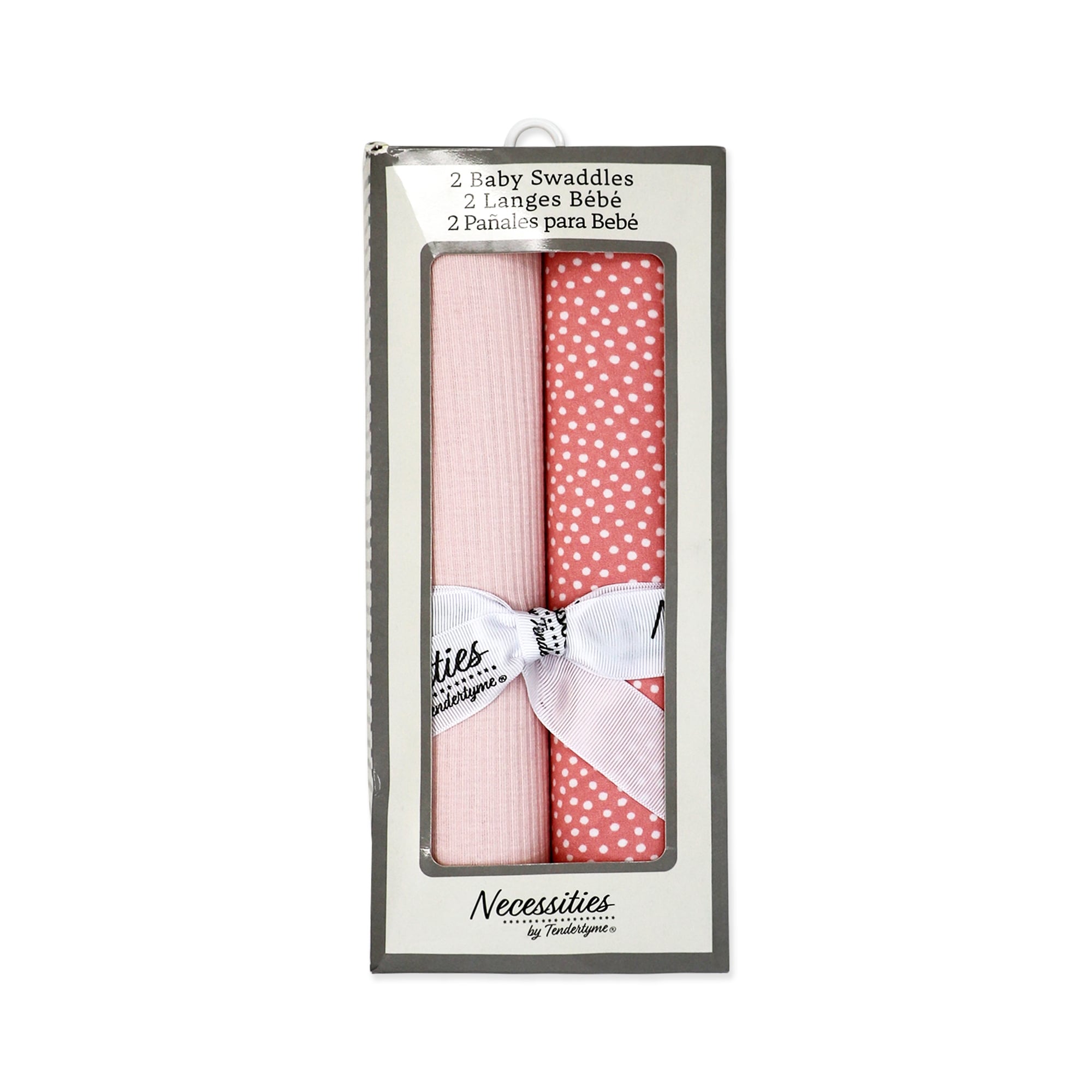 Baby Boys and Baby Girls 2 Piece Knit Swaddle Blankets