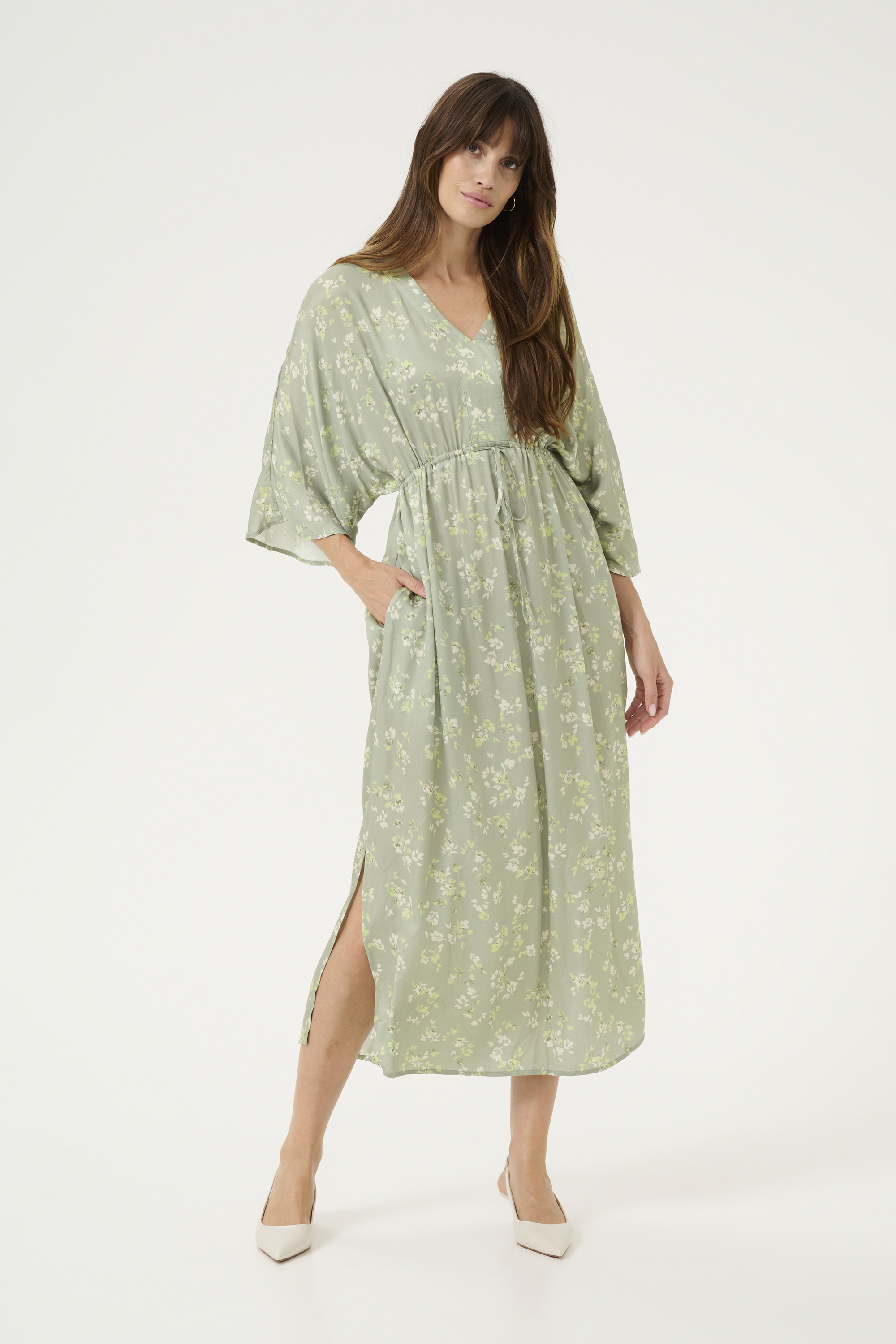 Kleid Casual fit Seagrass Flower green Image