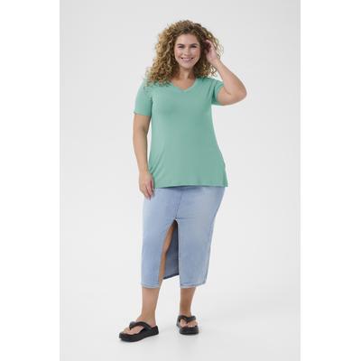 T-shirt A-shape Teal blue Image