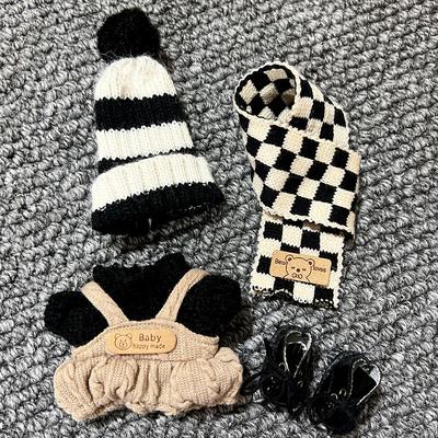 5-Piece Clothes for Popular Dolls 17cm Premium Doll Outfit Accessories for Creative Play Display (NO Doll)