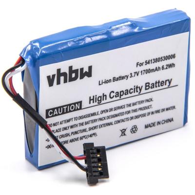 Vhbw - Akku kompatibel mit Becker Professional 50 Lmu gps Navigation Navi (1700 mAh, 3,7 v, Li-Ion) Image