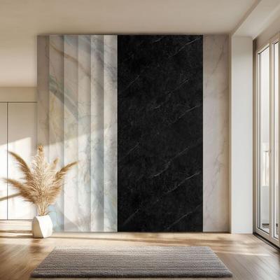 HEXIM Wandpaneele XXL Granit-/ Marmoroptik 280x122cm Wandverkleidung glänzend: 8261, 1 Stück - 3.42 Image