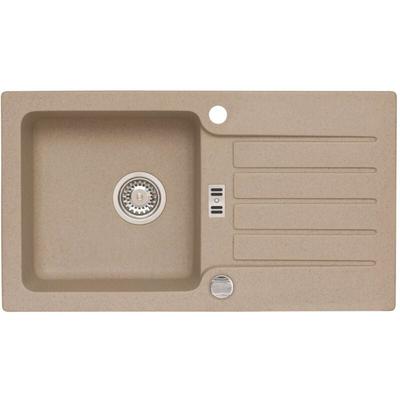 Alveus - Niagara - Granit-Spüle 78x43 cm, mit Ablaufsystembedienung, beige 1076857 Image