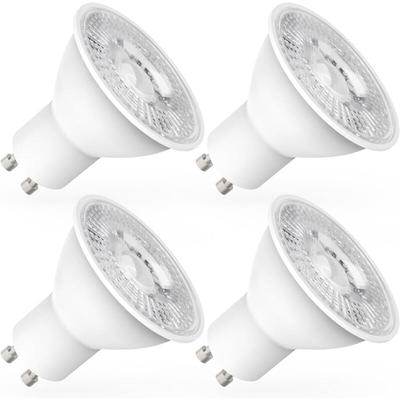 Jalleria - GU10-LED-Leuchtmittel, 5 w entspricht 60 w, 600 lm, Kaltweiß 6000 k, 120° breite Image