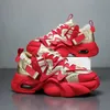 Original Herrenmode-Turnschuhe, große Größe 46, rote Designer-Schuhe, Turnschuhe für Herren,