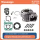 Parti del motore del motociclo Cilindro 54mm Pistone STD Guarnizione Ricostruire Kit di revisione per Honda 125cc CR125R CR125 00-02 12110-KZ4-L20