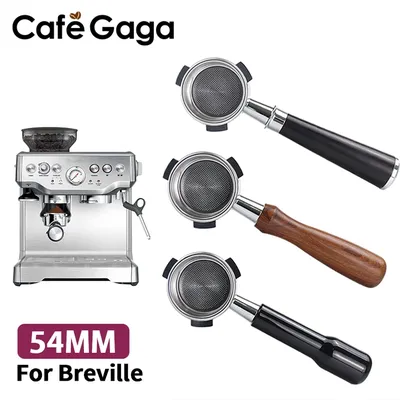 54mm Coffee Bottomless Portafilter Naked For Breville Sage 870 878 879 Filter Basket Espresso