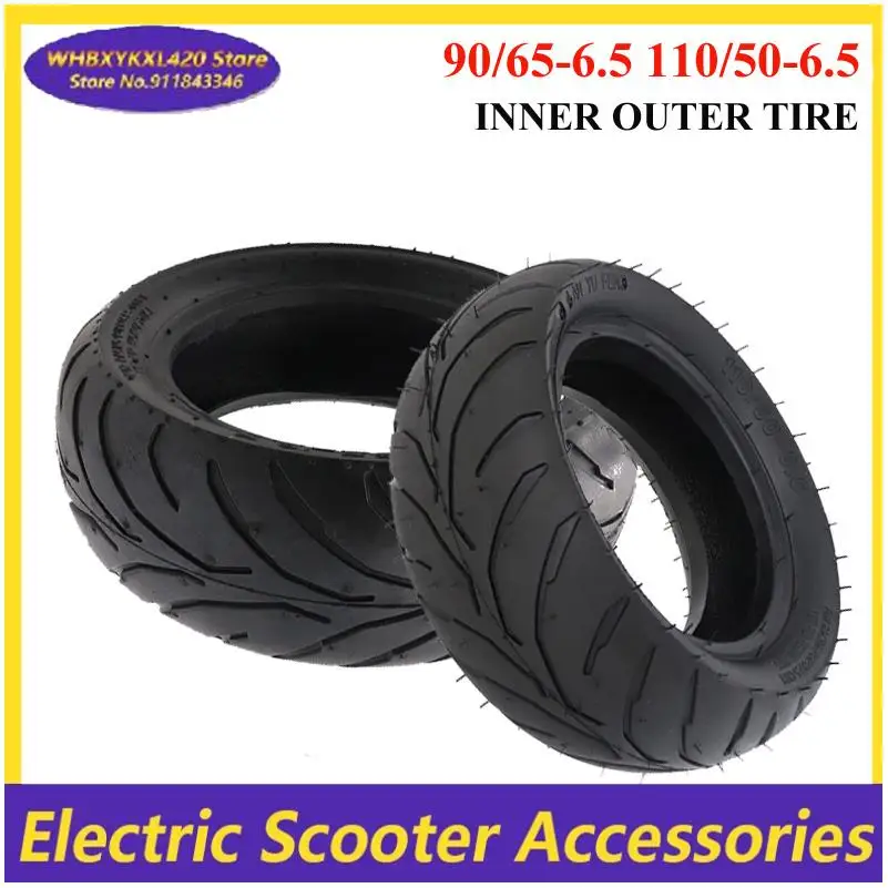 11-Zoll-Reifen 90/65-6,5 110/50-6,5 Reifen für 47/49CC Mini-Motorrad-Vorder- und Hinterradteile Image