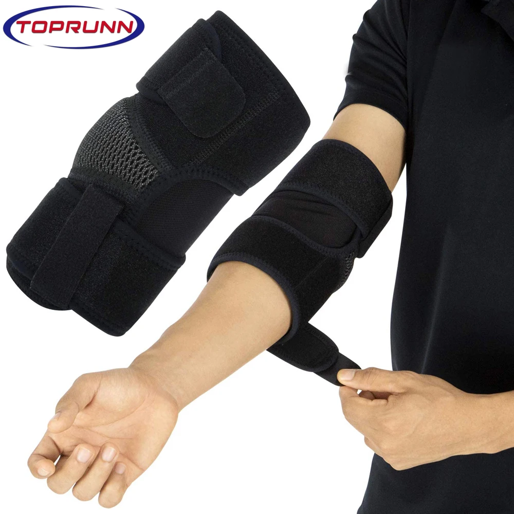 1 Stück Ellenbogenbandage – Tennis-Kompressionsmanschette – Wrap für Golfer, Bursitis, linkes oder rechtes Arm-Stützgurt für Golf, Epicondylitis Image