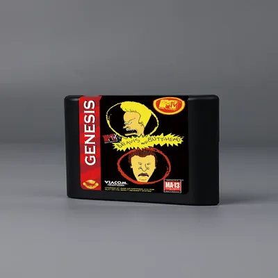 for Beavis and Butt-Head 16bit retro game cartridge for Sega Genesis Megadrive video game consoles