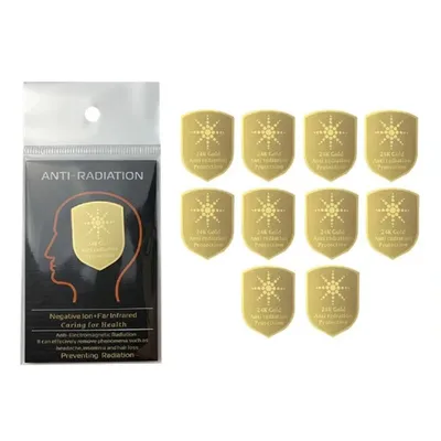 AA58 10PCs Anti Radiation Shield Sticker, 5G EMF Protection Cell Phone Sticker,Electric Protection for Phones/iPad/MacBook