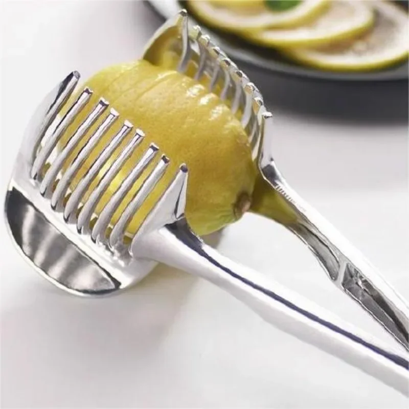 1PC Zitrone Slicer Multifunktionale Obst Teiler Mit Griff Tomaten Tomaten Slicer Werkzeug Für Den Heimgebrauch Küche Gadgets Küche Artikel