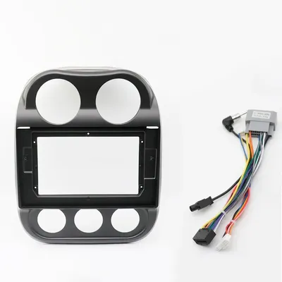 For Jeep Compass Patriot 2010-2016 10.1 Inch Car Radio Fascias Stereo Dash Board Frame 2 Din GPS MP5