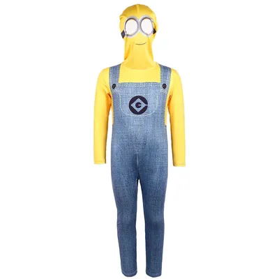 Kinder Erwachsene Halloween Party Minion Kostüme Little Yellow Man Cosplay Overall Kostüm Image