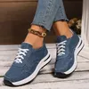 Damen Canvas Schuhe 2024 Mode Schnür flache Turnschuhe einfarbig lässig Damen vulkan isierte Schuhe plus Größe Zapatillas Mujer