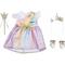Zapf Creation® 832028 - BABY born Fantasy Deluxe Prinzessin, Kleid mit Zubehör, 43 cm, Puppenkleidung, Feen- Puppenoutfit - Zapf