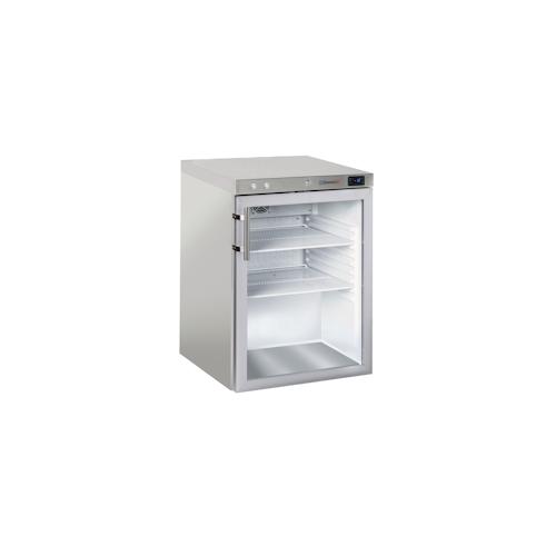 Gefrierschrank mit Glastür 140 L Stahl CANV140L Casselin