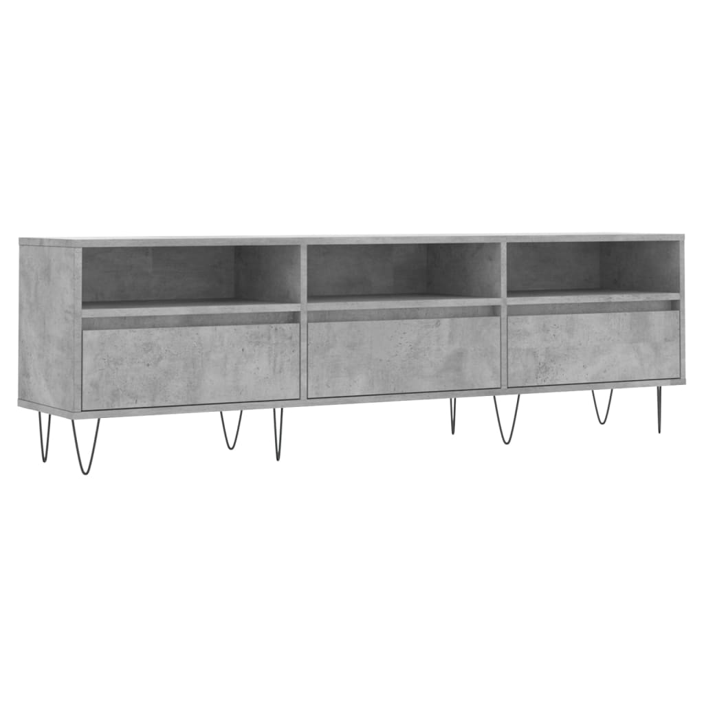 vidaXL TV-Schrank Betongrau 150x30x44,5 cm Holzwerkstoff Image