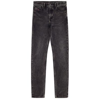 Diesel D-Sark Schwarz verwaschene Jeans Image