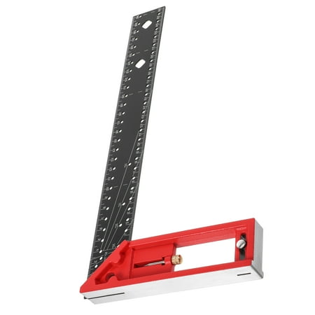 GOOHOCHY Aluminum Alloy Protractor Tool for Woodworking with Rotatable Angle Ruler and 45-Degree Adjustable