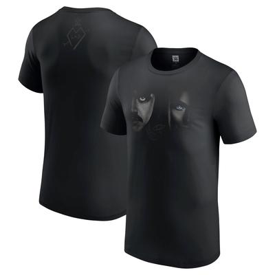 WWE Liv & Dom Half Face T-Shirt - Schwarz - Herren Image