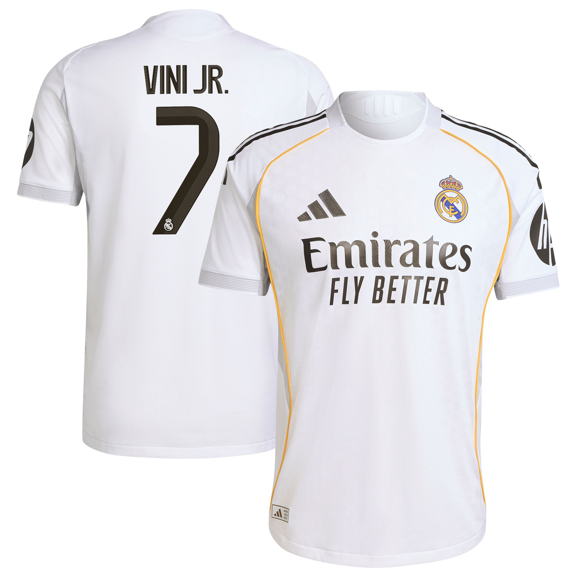 Real Madrid adidas Authentic Heimtrikot 2025-26 mit aufdruck Vini Jr. 7 Image