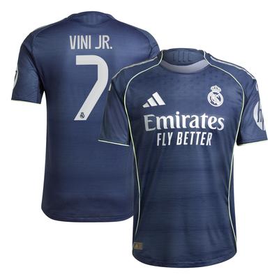 Real Madrid adidas Auswärtstrikot Authentic 25/26 mit aufdruck Vini Jr. 7 Image