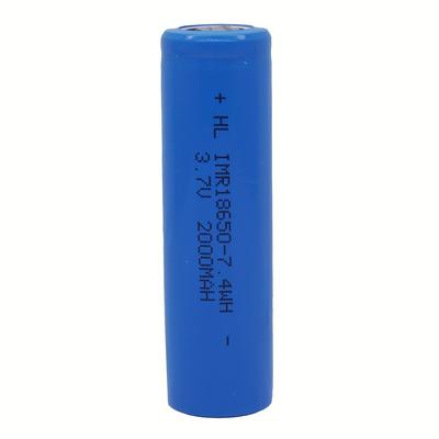 TEMU 18650 2000mah Rechargeable Battery 3.7v Battery, Suitable For Headlights, Streamers, Small Fans, Solar Lights, Flashlights, Clocks, Etc. Very Suitable For Household Appliances Or Traveling Image