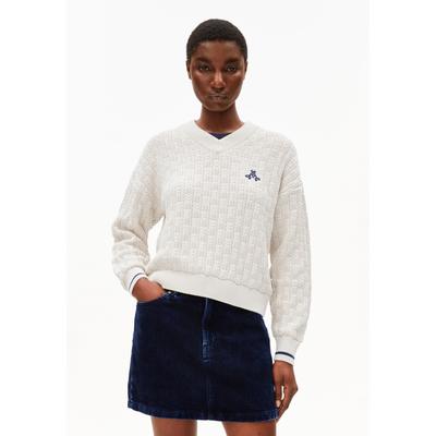 CAARLAS STRUCTURE - Frauen Loose Fit Strickpullover - beige (Größe: L) Image