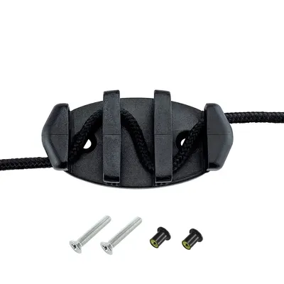 Marine Nylon Plastic Marine Zig Zag Anchor Trolley Cleat Rope Device Kayaks Canoes Boat Decks Replacement Rowing Accessories