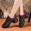 Frauen Herbst Winter Tanzen Schuhe Plus Größe 41 42 Keile Turnschuhe Mesh Stricken Casual Frauen