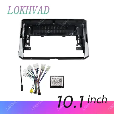 2 Din Car Frame Audio Fitting Adaptor Dash Trim Mount Kits Facia Panel 10.1 inch For Toyota Corolla
