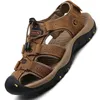 Barfuß Sommerschuhe M Ä Nner Luxusmarke Sandalen Herren Sommerschuhe Flache Sandalen Rutschfeste flache atmungsaktive Schuhe Strandsandalen