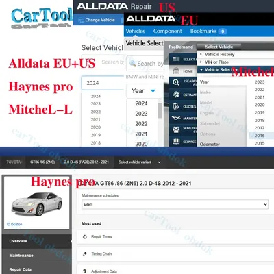 Auto Data 2026 Full Version Alldata Haynes Pro Workshop Mitchel Identifi x Car data Repair Online