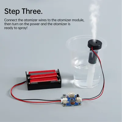Dc3-4.5V Atomizer Module Ultrasonic Spray Supports Single-Chip Programming Control Humidifier