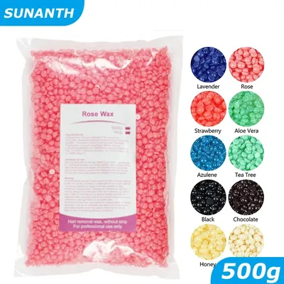 500g/200g/50g Hard Wax Beans for Hair Removal Body European Brazilian Pearl For Wax Warmer Waxing Beans For Wax Heater Machine