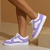 2025 Weiß-Rot-Sport-Skateschuhe für Damen, große Größe 42, Low-Top-Casual-Sneaker, flache, bequeme