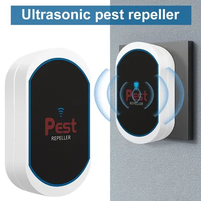 Ultrasonic Pest Repeller Electronic Pest Repeller No Noise Plug-in Insect Repeller Rat Mosquito Repellent for Cockroach Spiders