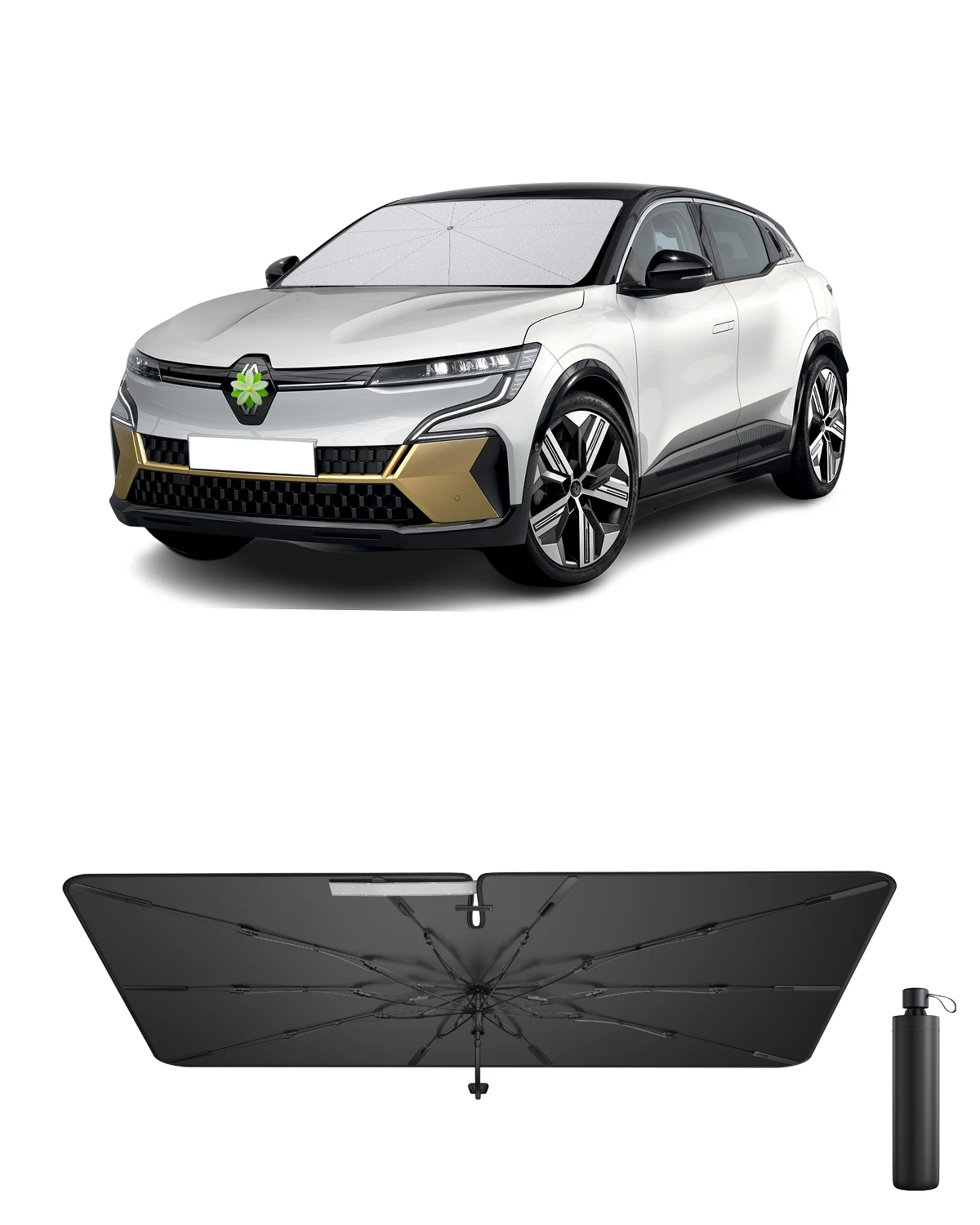 RUIYA pour Renault Megane E-Tech 2022-2026 Pare-soleil de voiture Pare-soleil de vitre avant Parasol Renault Megane Accessoires