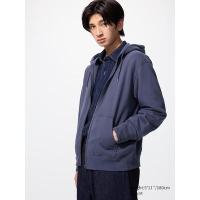 Uniqlo - Sweat Full-zip Hoodie - Blue