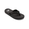 Badesandale QUIKSILVER "Rivi", Gr. 6(39), schwarz (schwarz 1), Obermaterial: Synthetikmaterial / Futter: Textil / Außensohle: Moosgummi, Schuhe