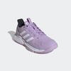 Hallenschuh ADIDAS PERFORMANCE "COURT FLIGHT E", Gr. 41, powder plum, cloud weiß, core schwarz, Synthetik, Textil, sportlich, Schuhe, geeignet für jeden Hallensport