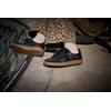 Sneaker RIEKER SPORT "San Diego Swing2GO", Damen, Gr. 39, schwarz (schwarz, bronzefarben), Leder, Veloursleder, Lackleder, kontrastfarbene Details, sportlich, Schuhe, Retro-Sneaker, Freizeitschuh, Halbschuh mit herausnehmbarem Fußbett